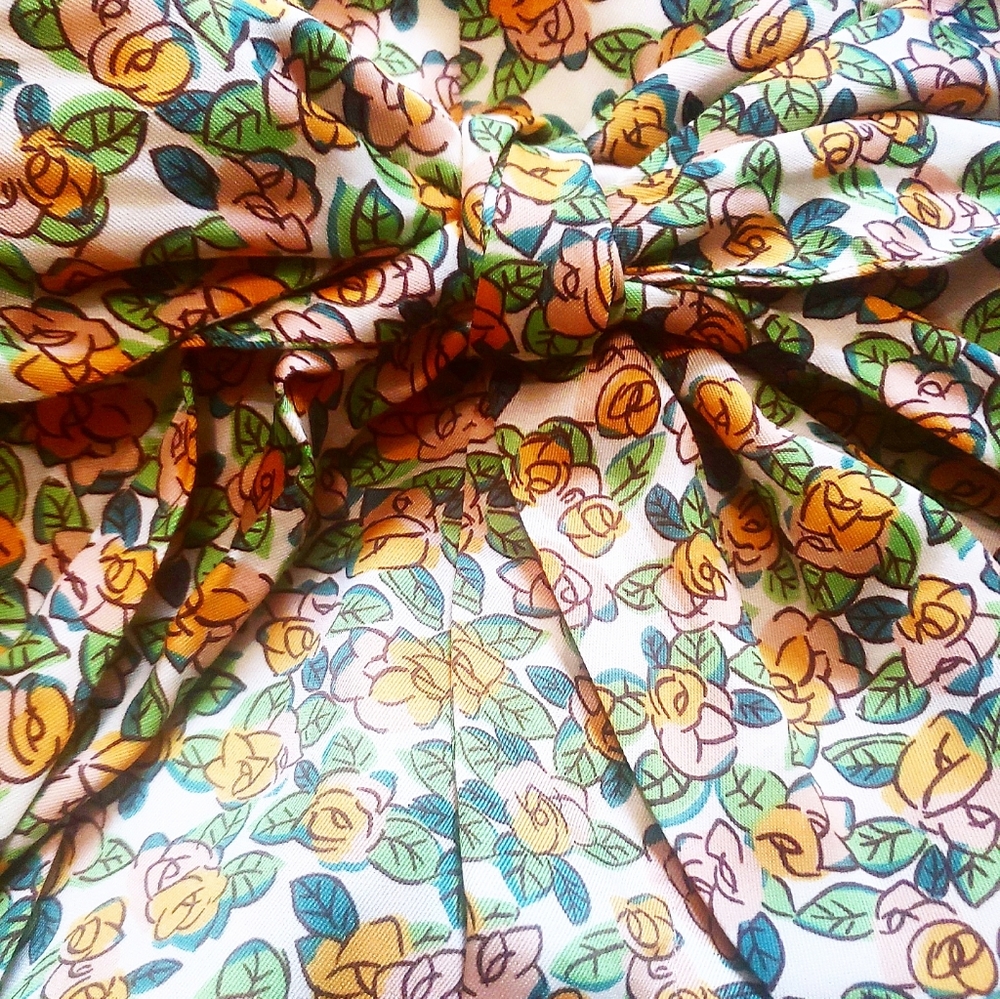 ZARA floral wide leg pants With tie NWT - Picture 12 of 16